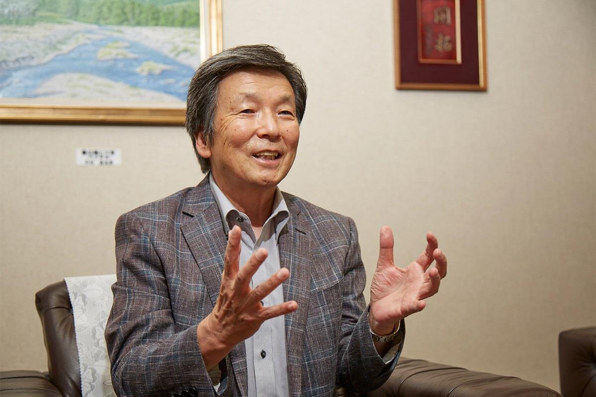 清水町の未来を期待を込めて語ってくださった阿部町長。