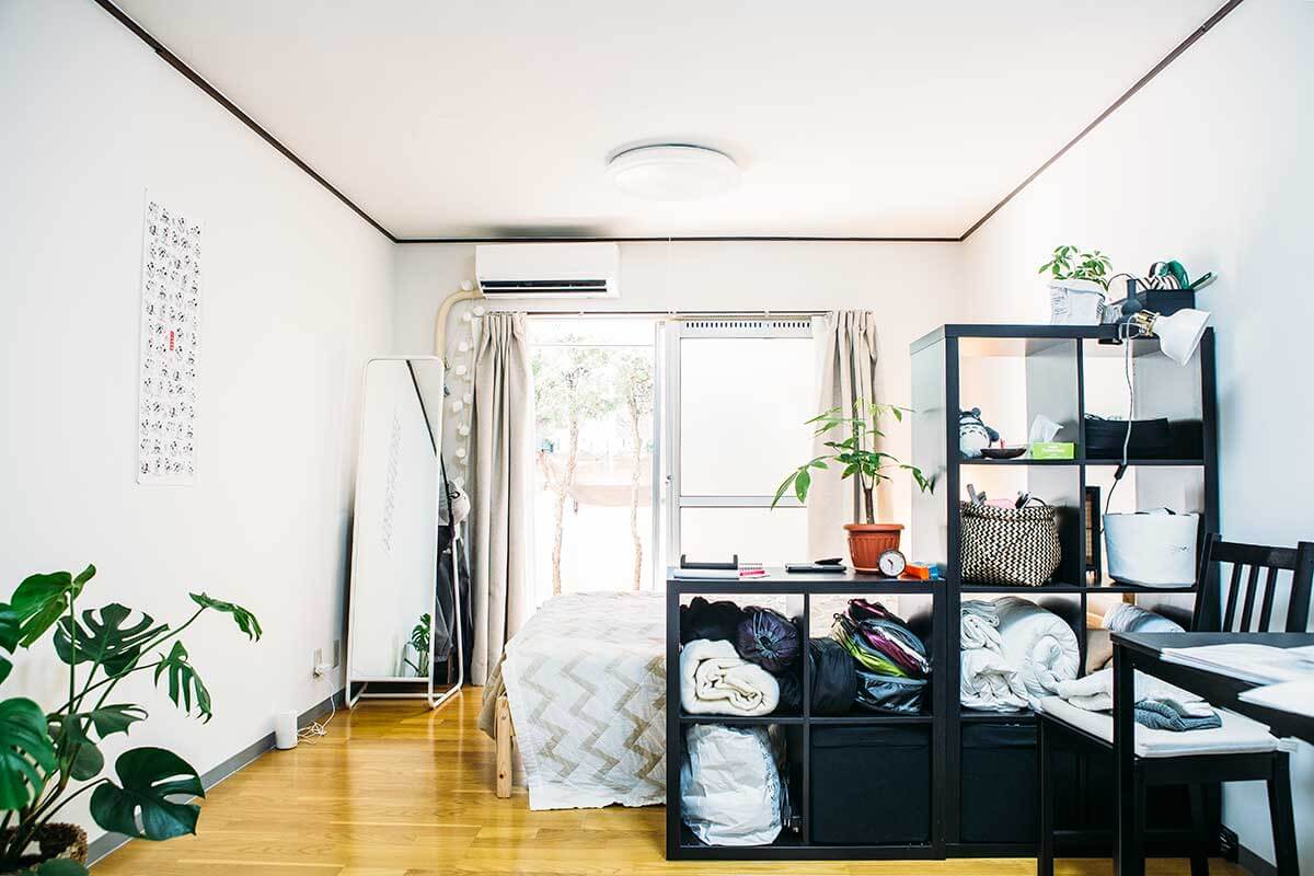 Erikoさんのリスティングは自然光がたっぷり入る明るいワンルーム