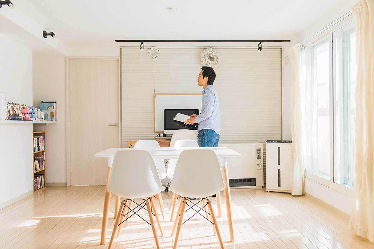 共有スペースとしても使用しているリビング