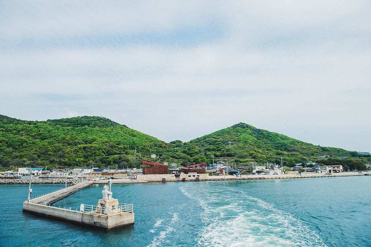 静かでゆったりとした雰囲気のただよう女木島