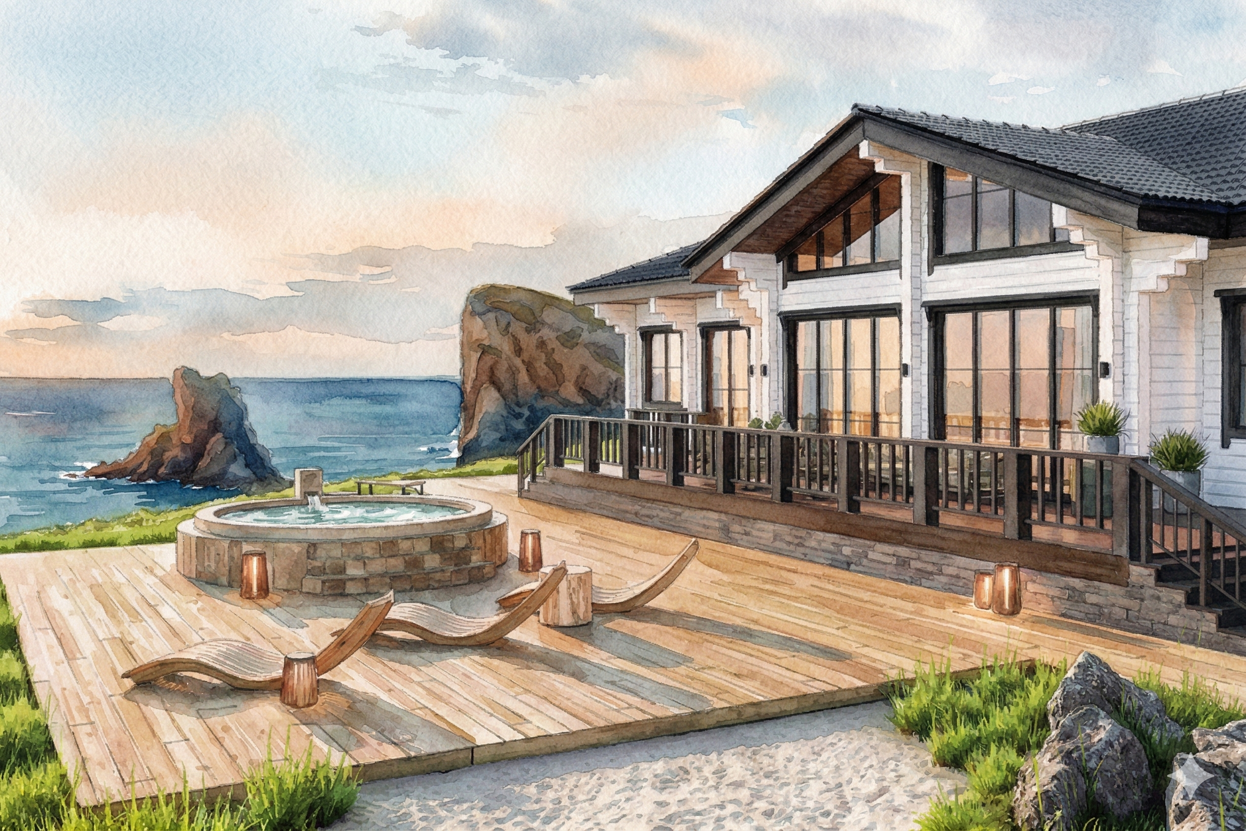 波の音を聞きながら贅沢でチルな時間に浸る