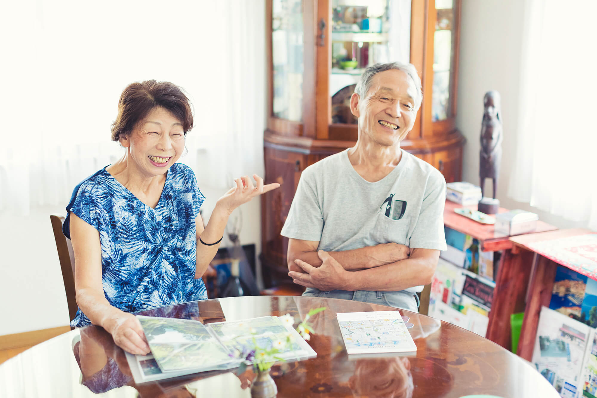 明るい人柄と細やかな気遣いで、ゲストの心をわしづかみに。