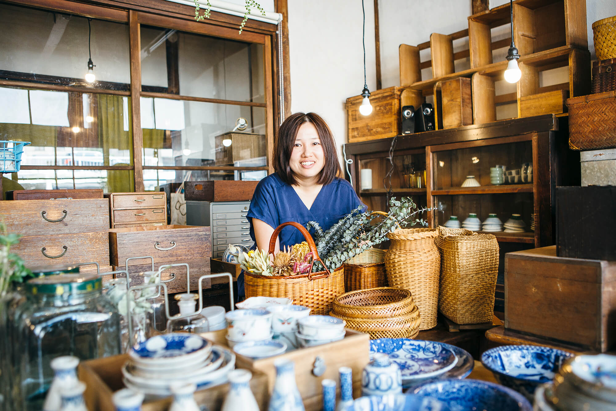 築100年の古民家でマイペースにゲストをもてなす。