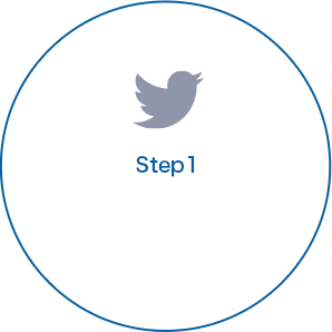 Step1 Tポイント公式Twitterアカウントをフォロー