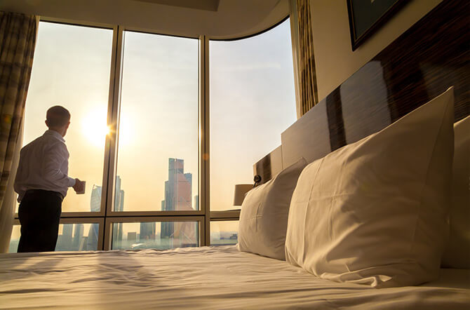 出張中でも快適にリラックス