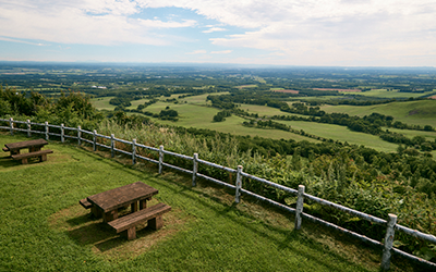 大自然に囲まれたロケーション